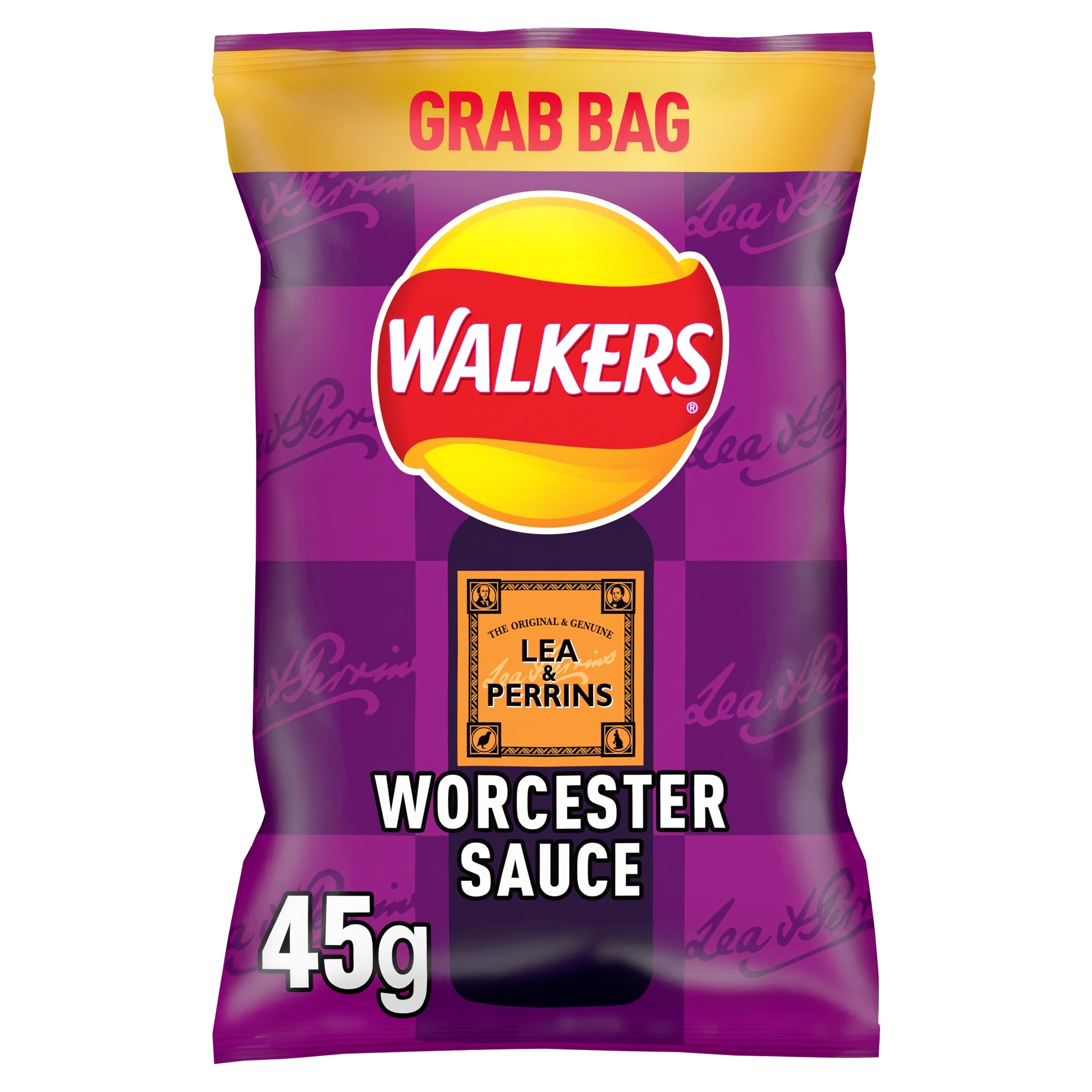 Walkers Lea & Perrins Worcestershire Sauce Grab Bag Crisps 45 g