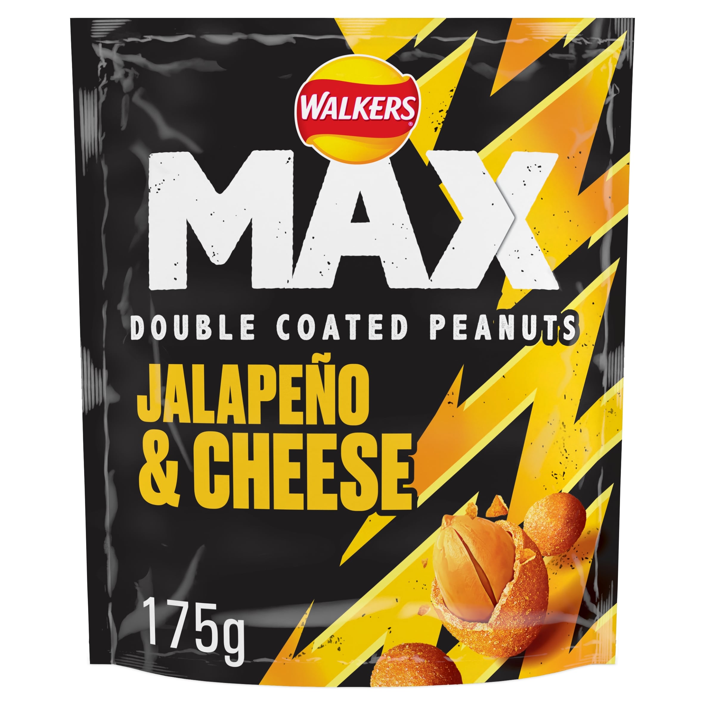 Walkers Max Coated Peanuts Jalapeno & Cheese Sharing Bag 175 g