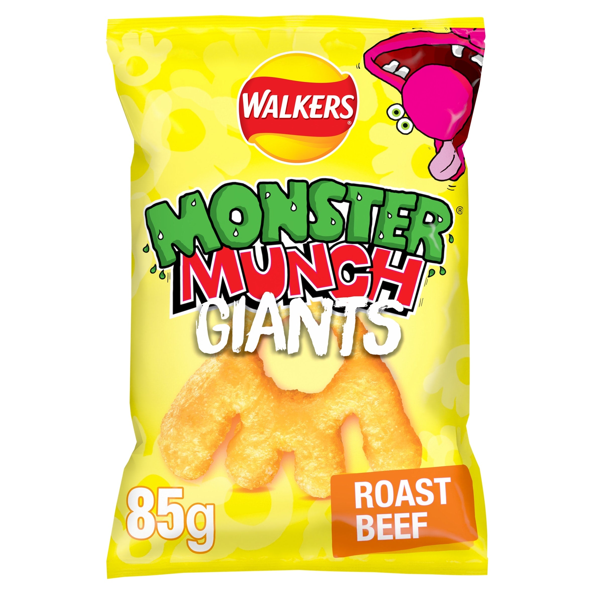 Walkers Monster Munch Giants Roast Beef Sharing Bag Crisps 85 g