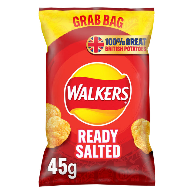 Walkers Ready Salted Grab Bag Crisps 45 g