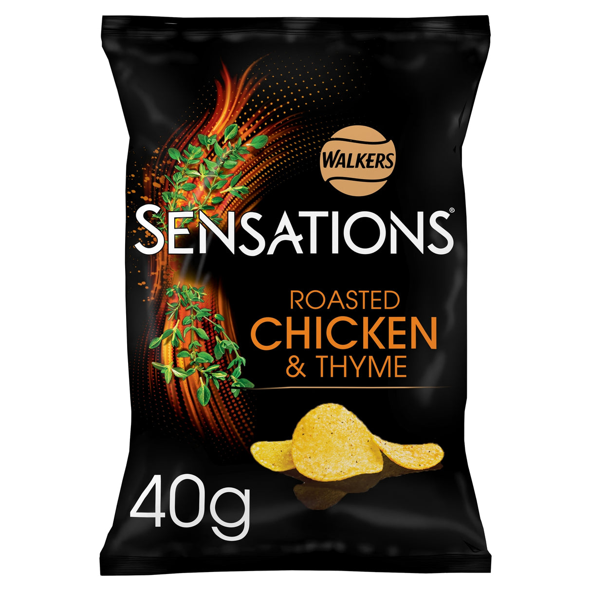 Walkers Sensations Chicken & Thyme Grab Bag Crisps 40 g