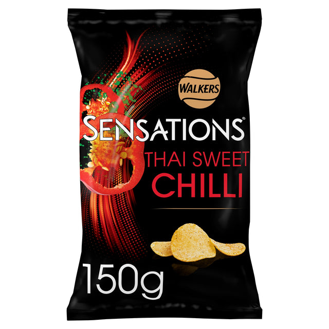 Walkers Sensations Crisps Thai Sweet Chilli 150 g