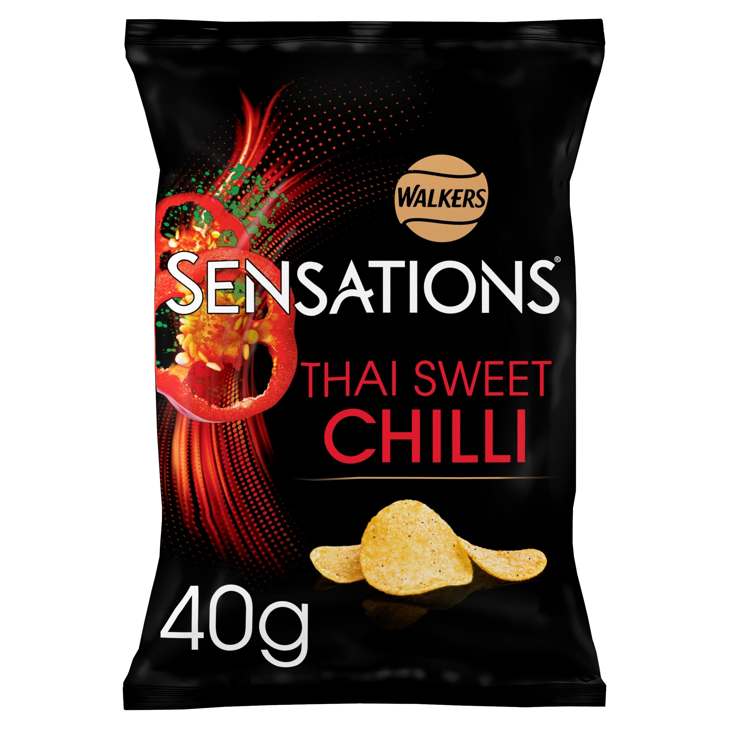 Walkers Sensations Thai Sweet Chilli Grab Bag Crisps 40 g