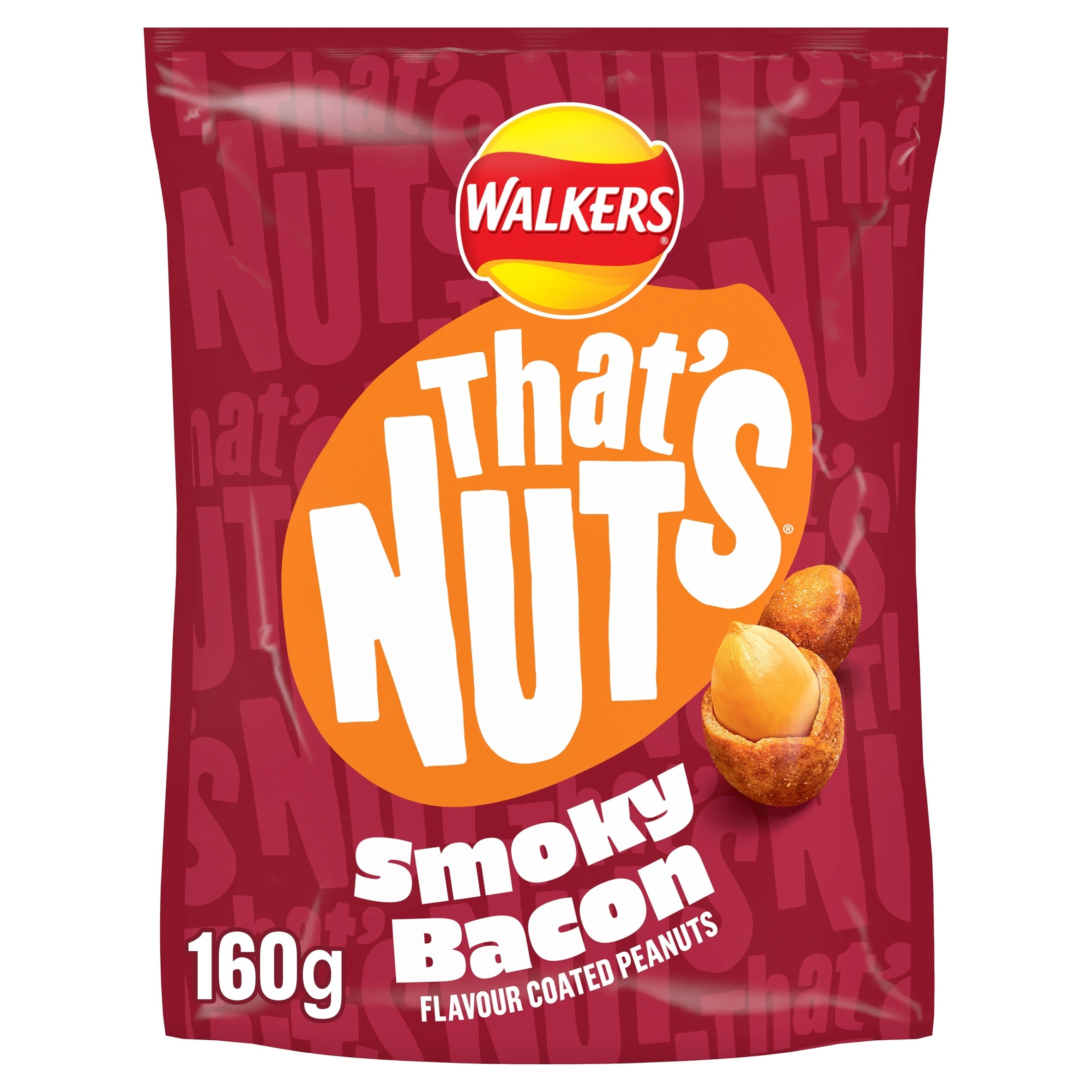 Walkers Thats Nuts Smoky Bacon 160 g