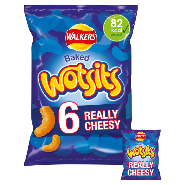 Walkers Wotsits Cheese Multi-Pack Crisps 6 x 16.5 g