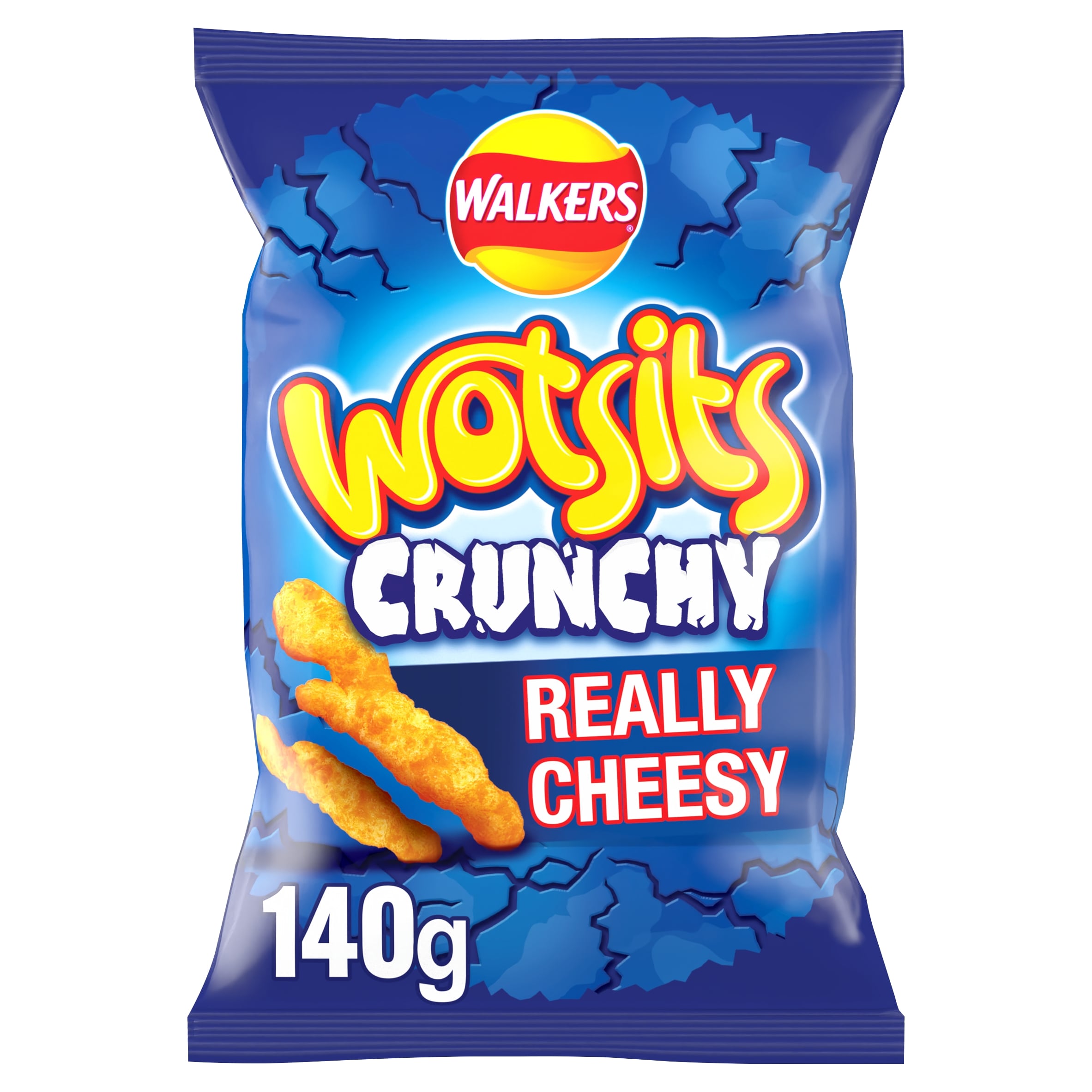 Walkers Wotsits Crunchy Cheese Sharing Bag Crisps 140 g