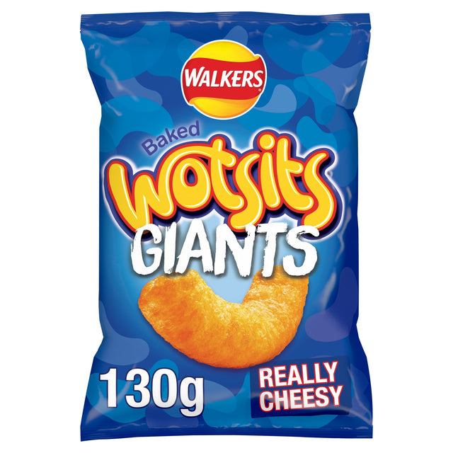 Walkers Wotsits Giants Cheese Sharing Bag Crisps 130 g