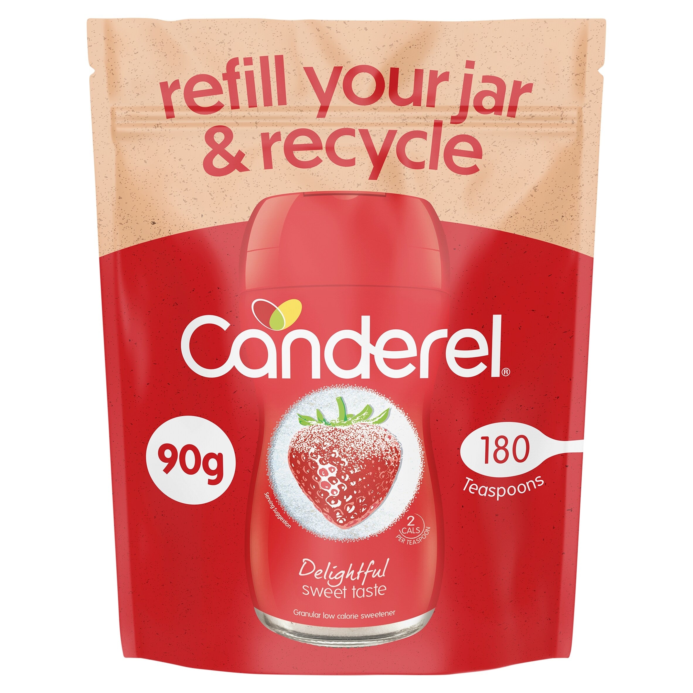 Canderel Granular Sweetener Refill Pack 90 g