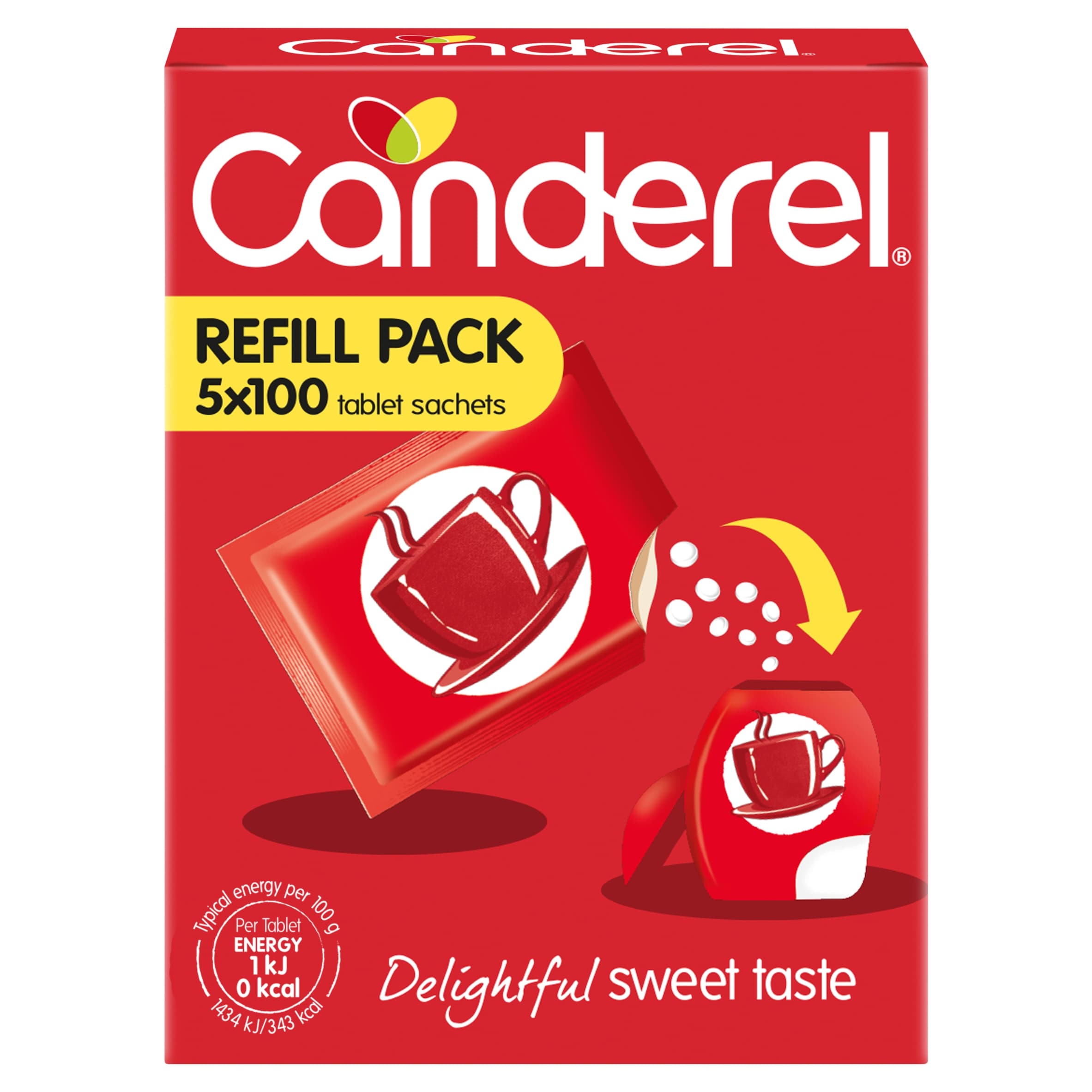 Canderel Refill Sachets 42.5 g x500