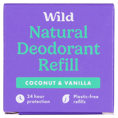 Wild Natural Deodorant Refill Coconut & Vanilla 40 g