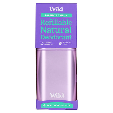 Wild Refillable Natural Deodorant Coconut & Vanilla 40 g