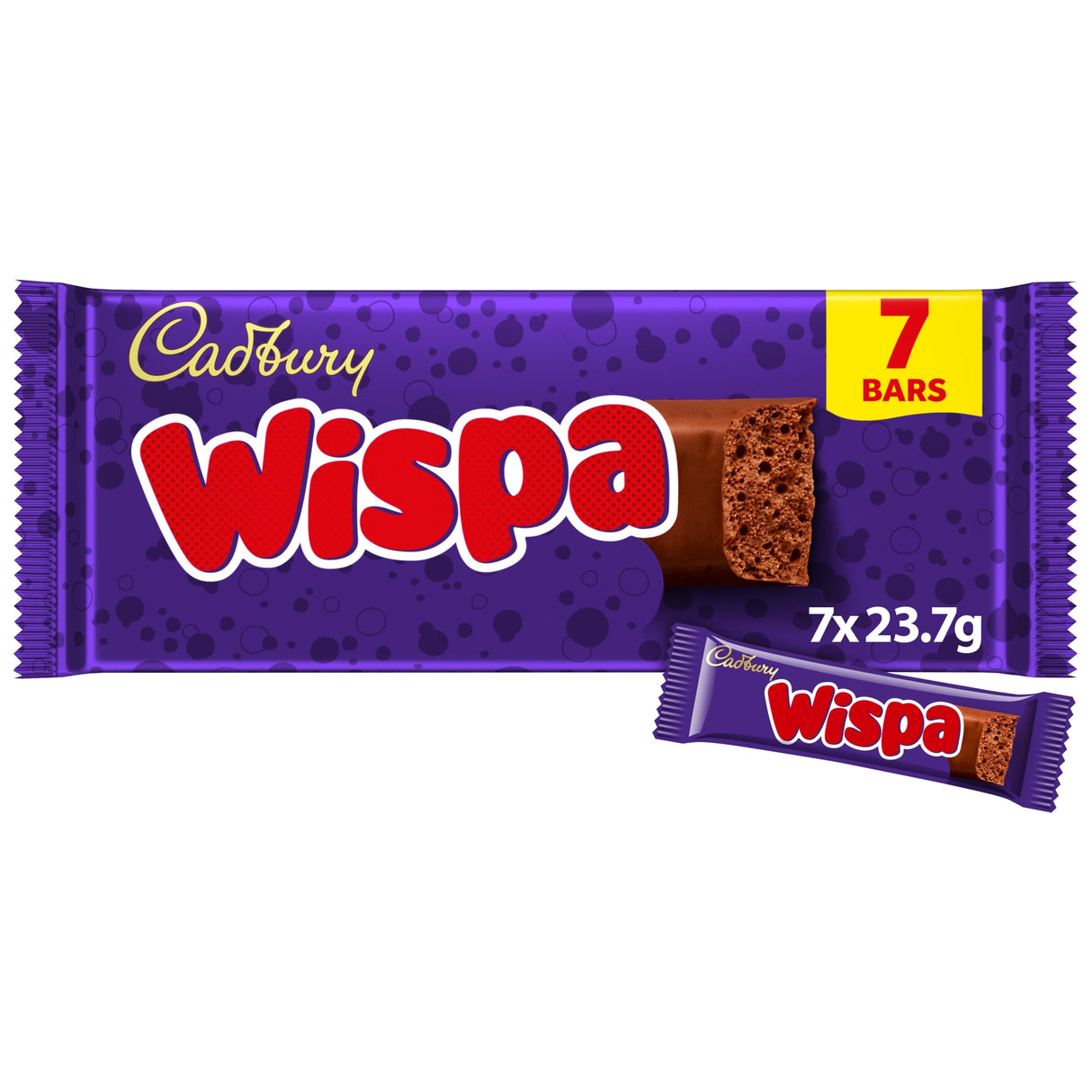 Wispa Chocolate Bar Multi-Pack 7 Pack 7 x 23.7 g