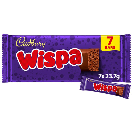 Wispa Chocolate Bar Multi-Pack 7 Pack 7 x 23.7 g