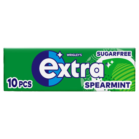 Wrigley's Extra Spearmint Sugar-Free Chewing Gum 10 Pieces
