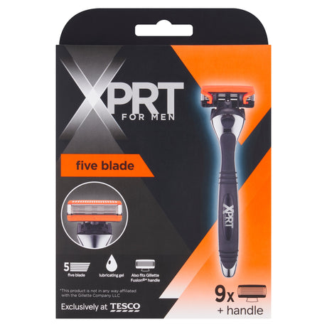 Xprt For Men Five Blade Razor Plus 9 Blades