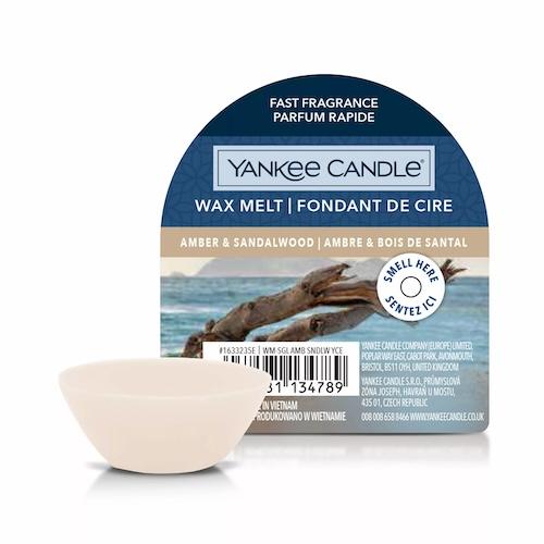 Yankee Candle Classic Amber & Sandalwood Wax Melt 22 g