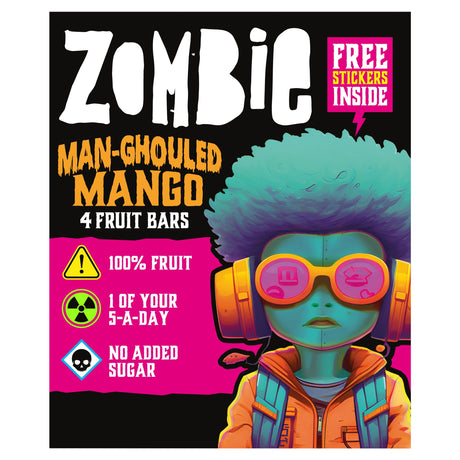 Zombie Mango Fruit Snack Bar Multi-Pack 4 x 25 g