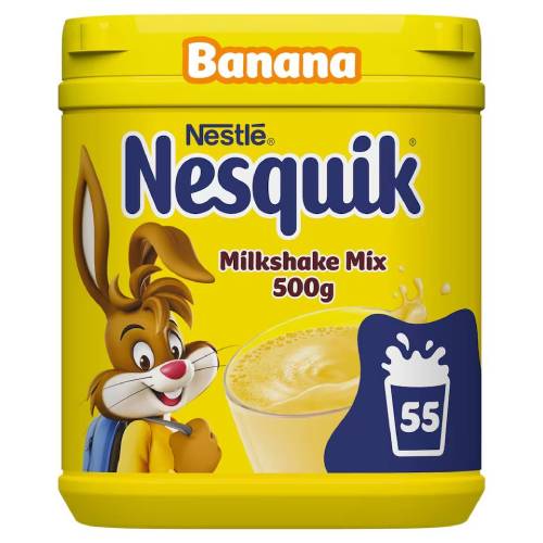 Nesquik Banana Flavoured Milkshake Powder Tub 500 g