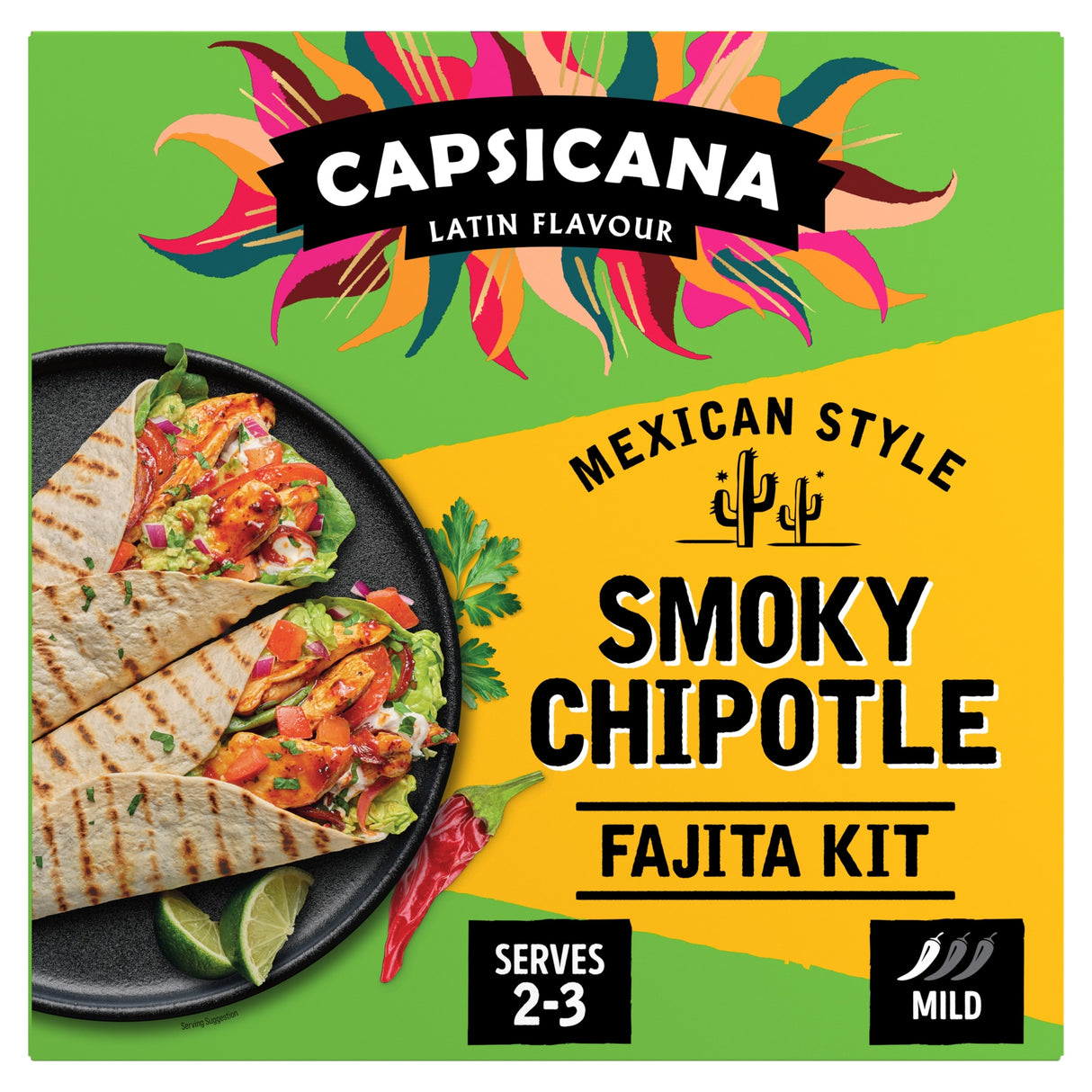 Capsicana Mexican Smoky Chipotle Fajita Kit 335 g