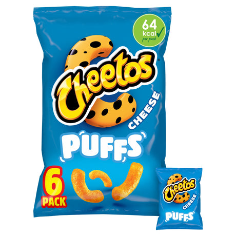 Cheetos Puffs Cheese Flavour Crisps 6 x 13 g