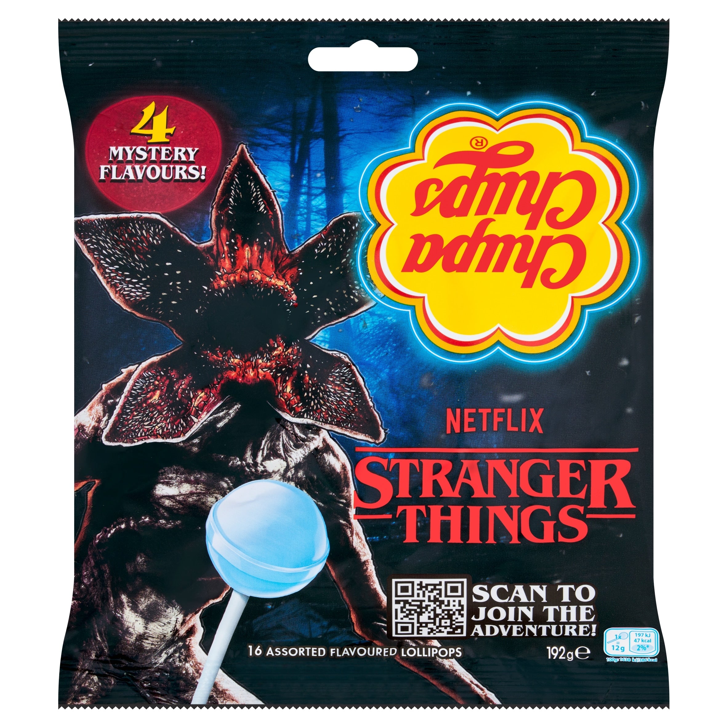 Chupa Chups Stranger Things Upside Down 192 g