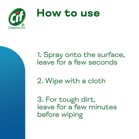 Cif Power & Shine Kitchen Cleaner Spray 700 ml