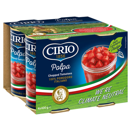 Cirio Chopped Tomatoes 4 x 400 g