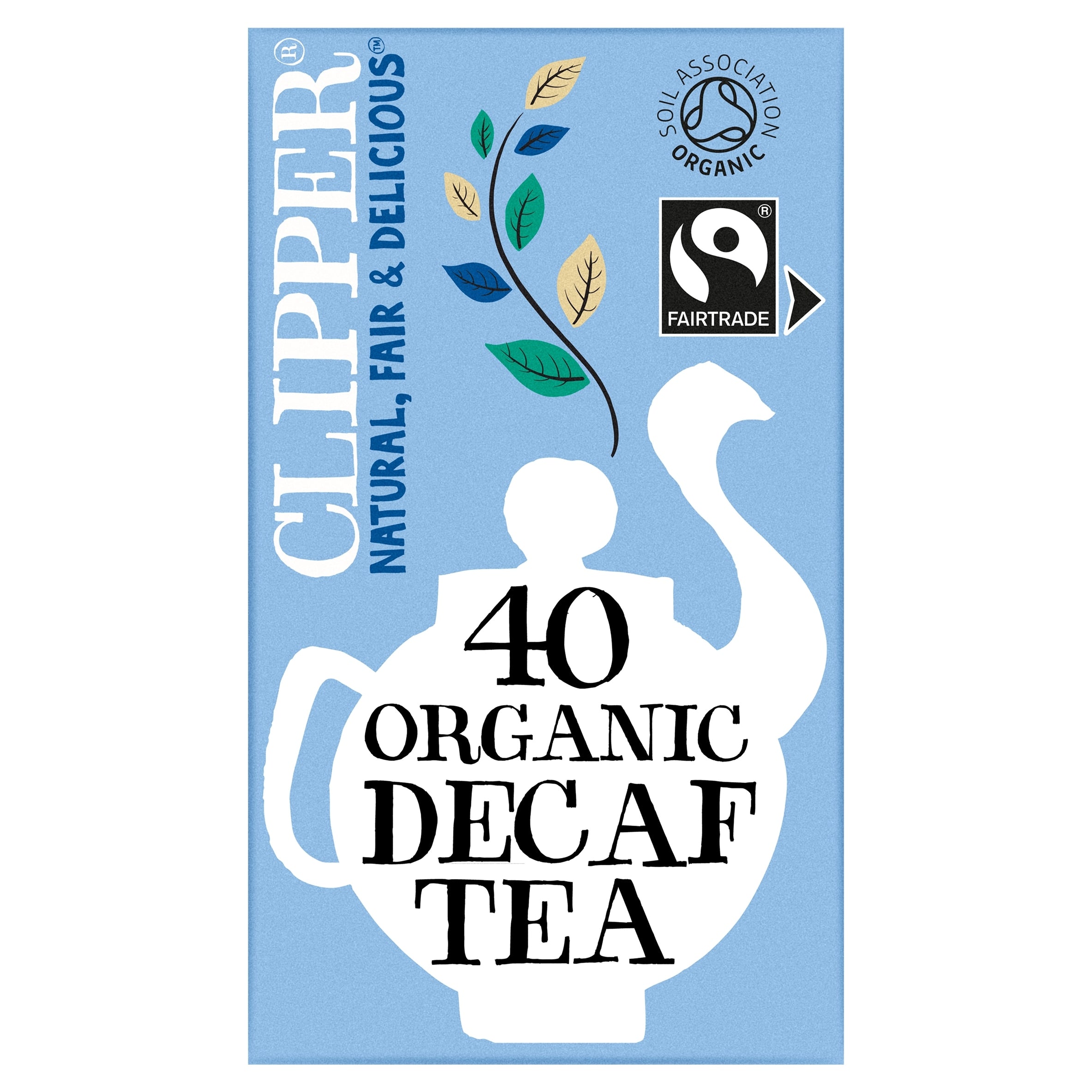 Clipper Fairtrade Organic Decaf Tea 40 Pack 116 g
