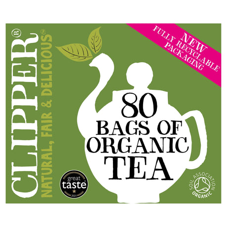 Clipper Organic Everyday Tea Bags 80 Pack 232 g
