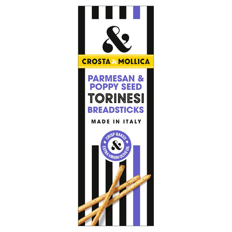 Crosta & Mollica Parmesan & Poppyseed Torinesi 120 g