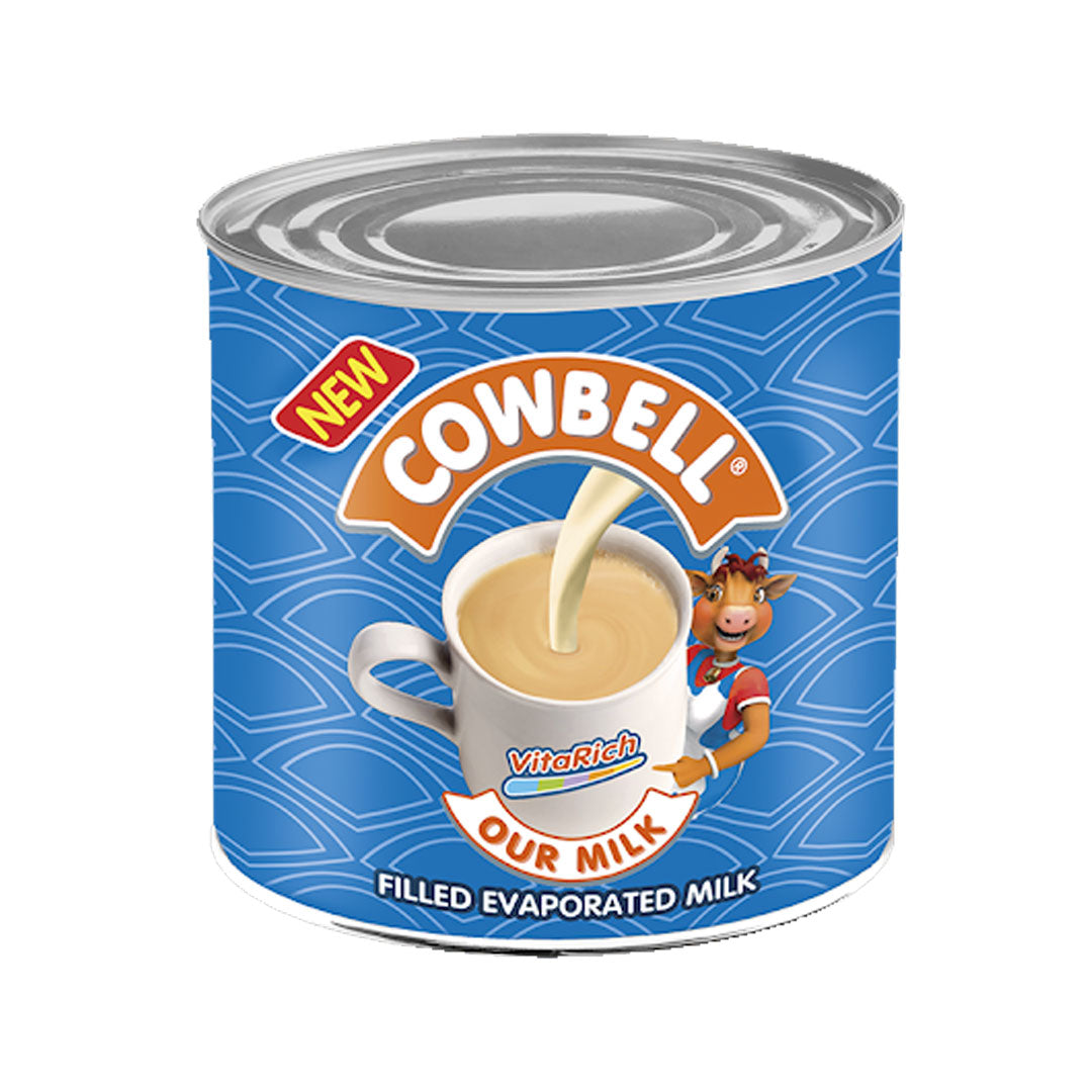 Cowbell Filled Evaporated Milk Tin 160 g x4