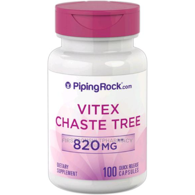 Piping Rock Vitex Chaste Tree 820 mg 100 Tablets