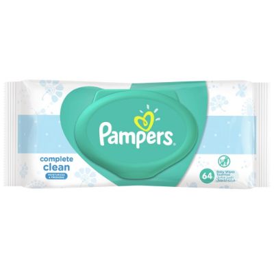 Pampers Baby Wipes Complete Clean x64