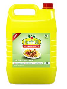 Famili Pure Vegetable Oil 5 L