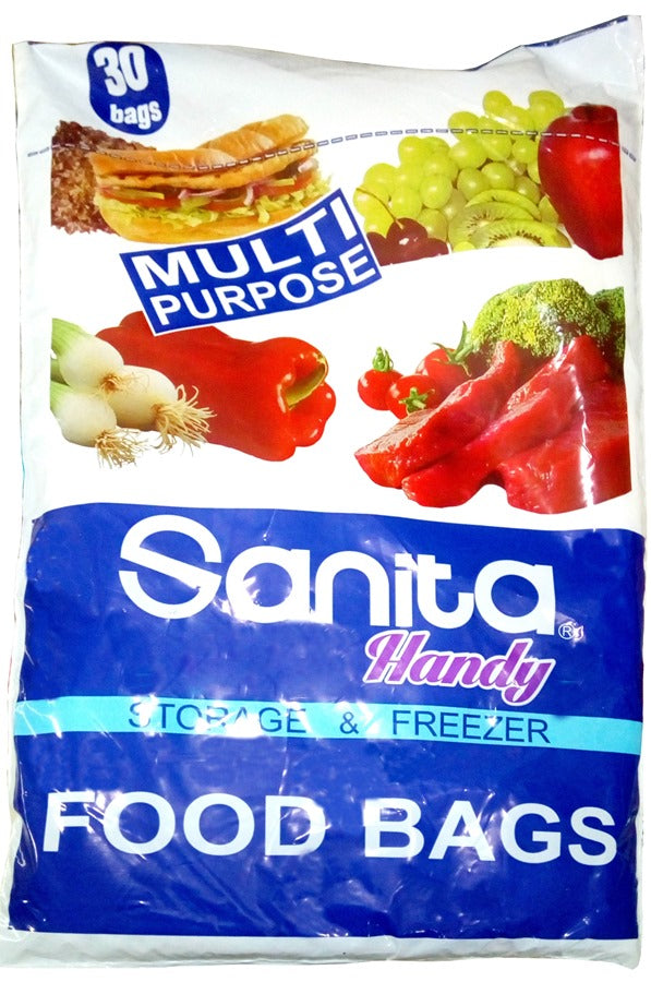 Sanita Multi-Purpose Storage & Freezer Food Bags x30