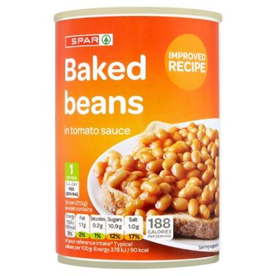 Spar Baked Beans In Tomato Sauce 420 g