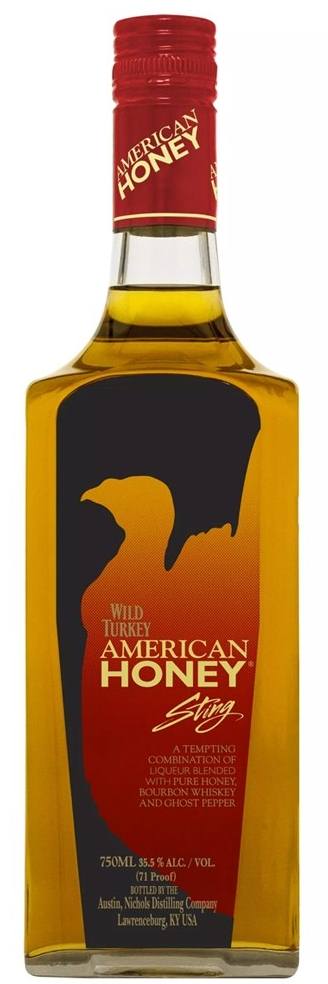 Wild Turkey American Honey Sting Bourbon Whisky 71 Proof 75 cl
