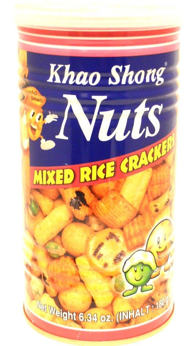 Khao Shong Nuts Mixed Rice Crackers 180 g