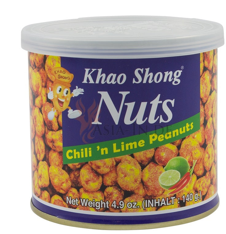 Khao Shong Chili N Lime Peanuts 140 g