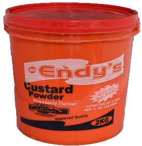Endy's Custard Powder Strawberry 2 kg