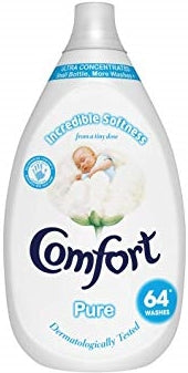 Comfort Intense Fabric Conditioner Pure 64 Washes 960 ml