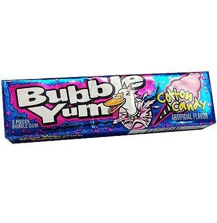 Bubble Yum Bubble Gum Cotton Candy 40 g x5