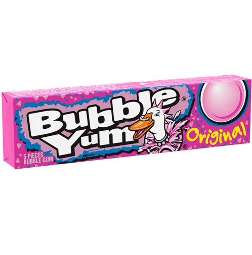 Bubble Yum Bubble Gum Original 40 g x5