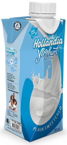 Hollandia Yoghurt Drink Plain Sweetened 31.5 cl x12