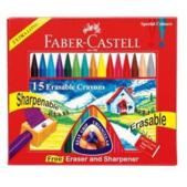 Faber Castell Erasable Crayons 110 mm - x15