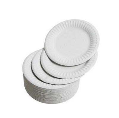 Disposable Plastic Snacks Plates x50