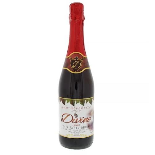 Divine Non-Alcoholic Premium Red Grape Wine 75 cl