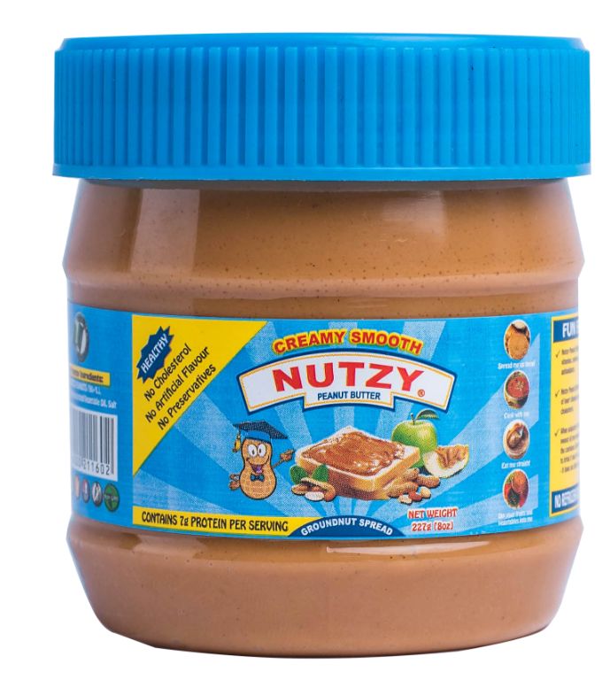 Nutzy Peanut Butter Creamy Smooth 227 g