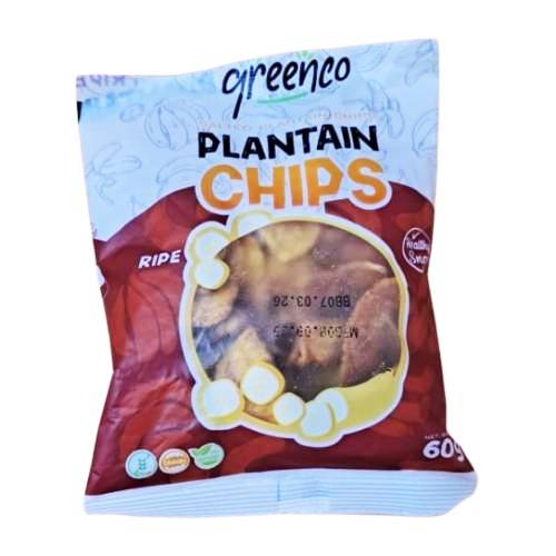 Greenco Plantain Chips Ripe 60 g