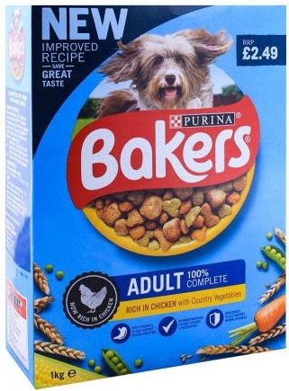 Purina Bakers Adult Dog Rich In Chicken With Country Vegetables 1 kg